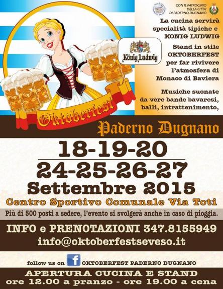 Oktoberfest Paderno Dugnano