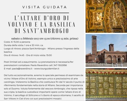 Visita guidata all’Altare d’oro di Volvino e alla Basilica di S. Ambrogio a Milano