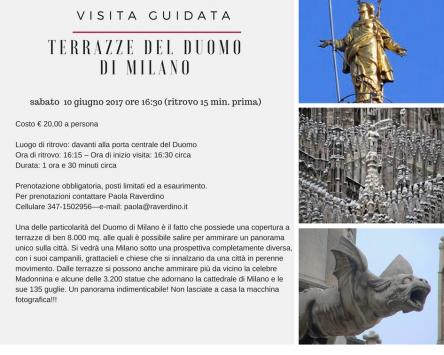Visita guidata alle Terrazze del Duomo di Milano