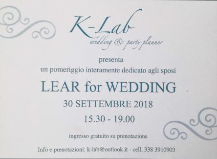 LEAR for Wedding