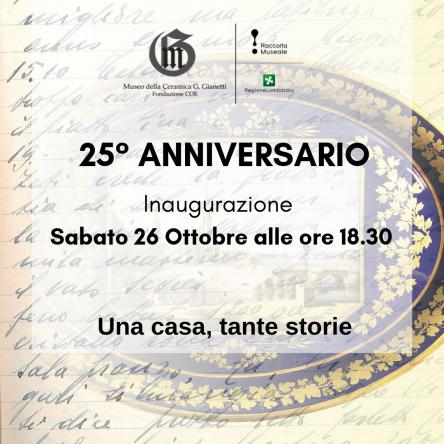 25° Anniversario Museo della Ceramica G. Gianetti