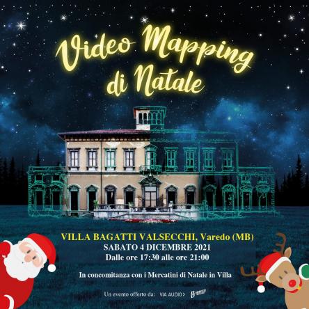 Video Mapping di Natale in Villa