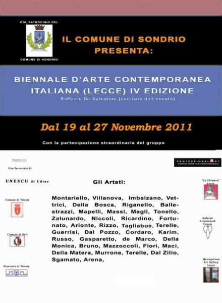 IV edizione della Biennale d’Arte Contemporanea Italiana (Lecce),