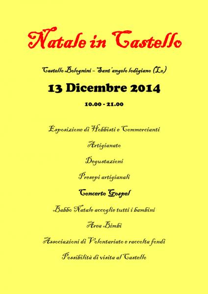 NATALE IN CASTELLO