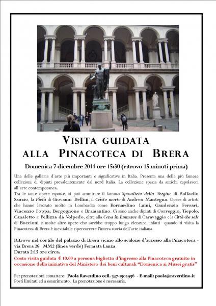 Visita guidata alla Pinacoteca di Brera