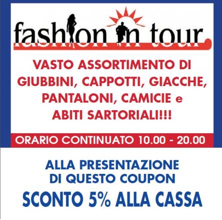 Le grandi firme in viaggio: a Gonzaga (MN) sbarca la 7^ edizione di “ Fashion in Tour”
