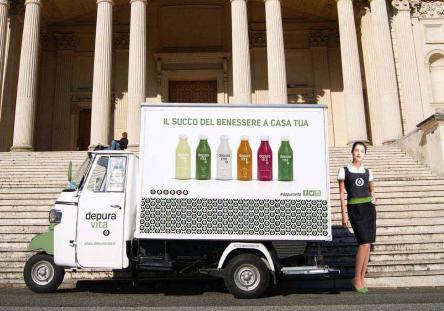 L’Ape Car Depuravita gira per Milano al Fuorisalone