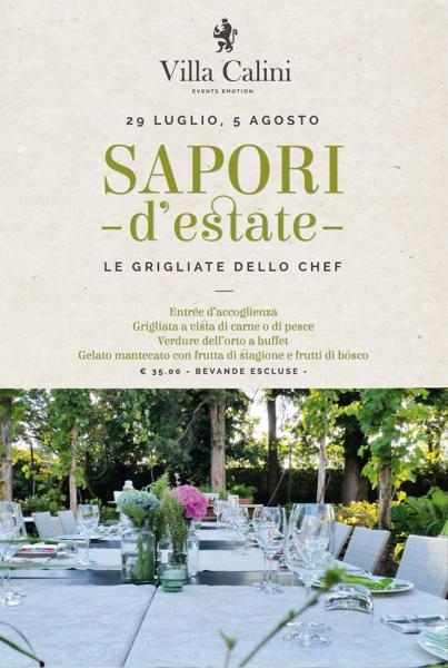 Villa Calini - grigliata d'autore anche ad agosto