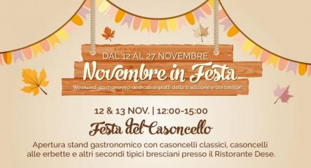 A LE VELE, NOVEMBRE IN FESTA