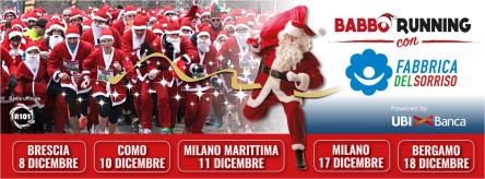 BABBO RUNNING con FABBRICA DEL SORRISO