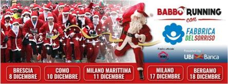 Babbo Running con Fabbrica del Sorriso