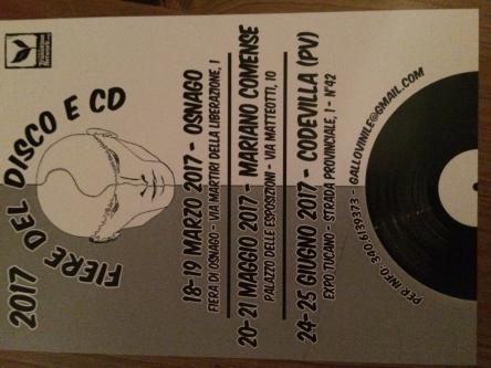 FIERA DEL DISCO E CD DI    OSNAGO  (LC)