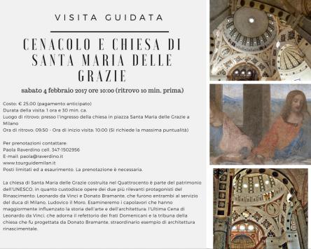 Visita guidata al Cenacolo e alla chiesa di Santa Maria delle Grazie