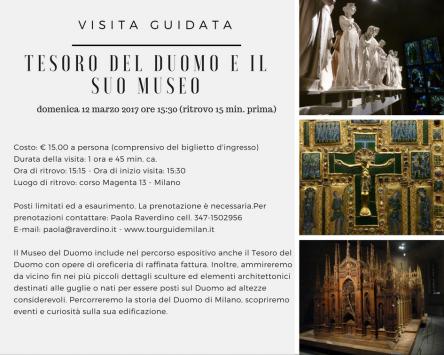 Visita guidata al Tesoro del Duomo di Milano e al suo museo