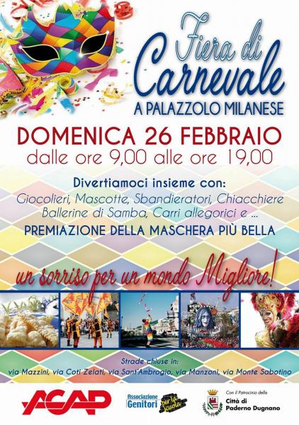 fiera carnevale Palazzolo Milanese
