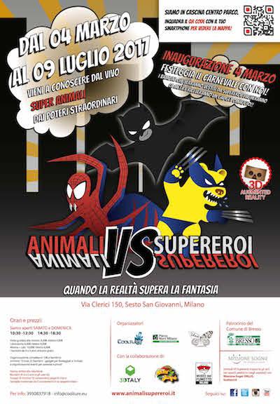 Mostra Animali vs Supereroi