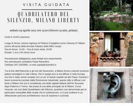 Visita guidata al Quadrilatero del Silenzio – Milano Liberty