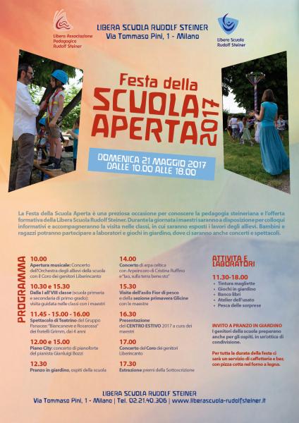 Festa della Scuola Aperta, laboratori , giochi ,concerti