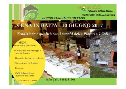 CENA IN BAITA