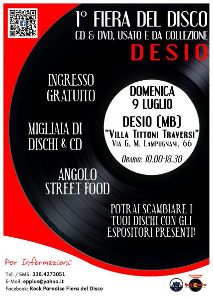 1^ FIERA DEL DISCO DI DESIO