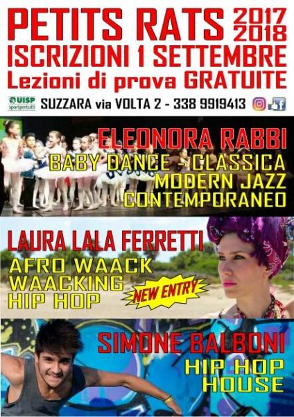 Iscrizioni e inizio lezioni 2017