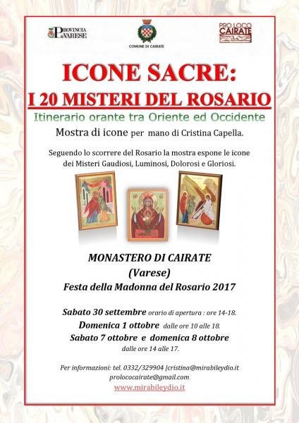 ICONE SACRE: I 20 MISTERI DEL ROSARIO
