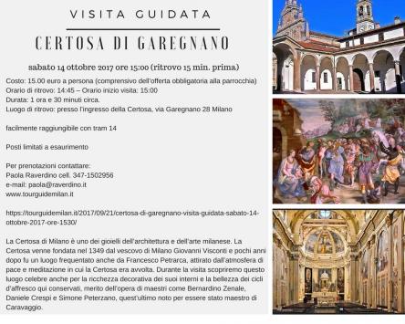 Visita guidata alla Certosa di Garegnano