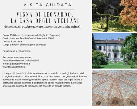 Vigna di Leonardo, la casa degli Atellani, visita guidata