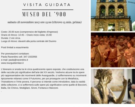 Museo del ‘900, visita guidata