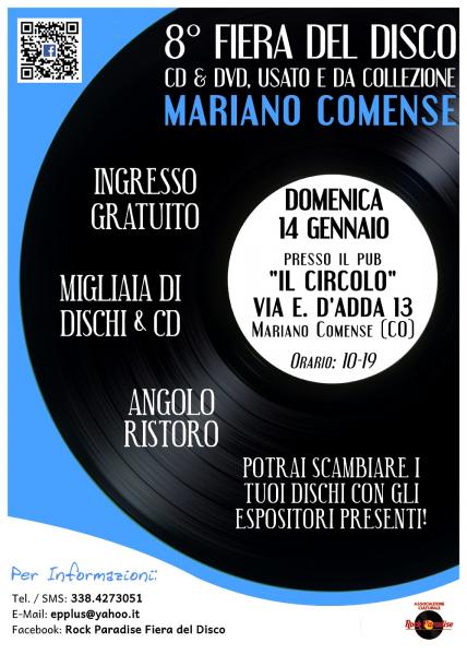 8^ FIERA DEL VINILE DI MARIANO COMENSE