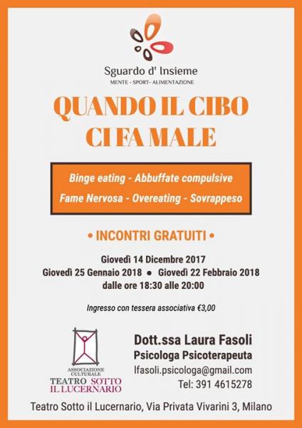 Quando il cibo ci fa male