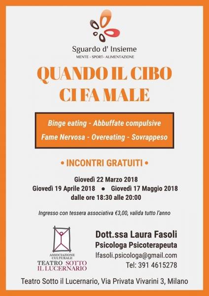 Quando il cibo ci fa male