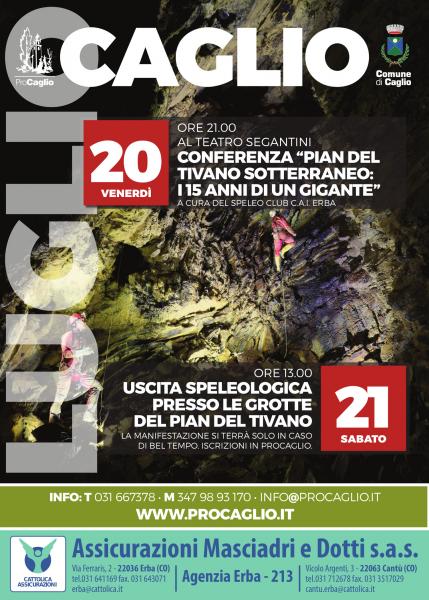 VISITA SPELEOLOGICA ALLE GROTTE DEL PIAN DEL TIVANO