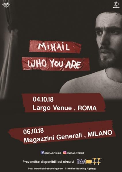 Mihail dal vivo ai Magazzini Generali