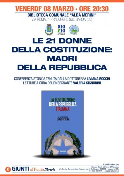 Le 21 donne della Costituzione: madri della Repubblica
