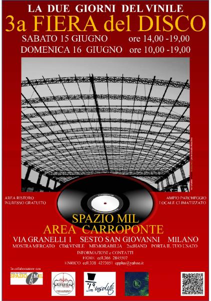 3^ FIERA DEL DISCO DI SESTO SAN GIOVANNI  (MI)