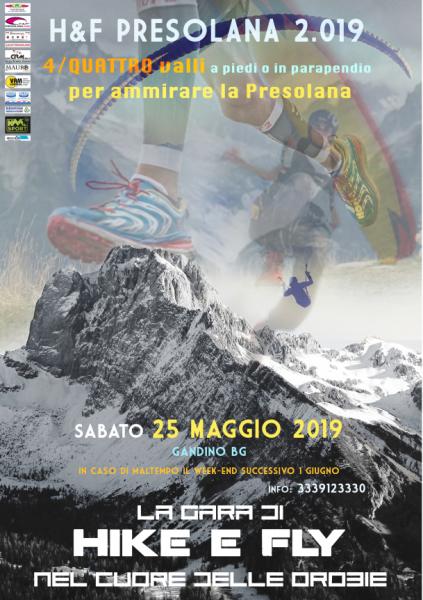 Presolana 2.019, parapendio ed escursionismo