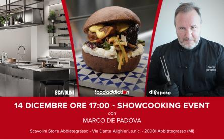 Profumi d’inverno #TagliaSmall: il foodblogger Marco De Padova ad Abbiategrasso per uno show-cooking