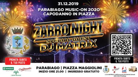 Parabiago Music-On 2020 - Capodanno in Piazza Maggiolini