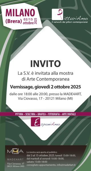 EsponiAmo Brera ottobre 2025