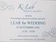 LEAR for Wedding